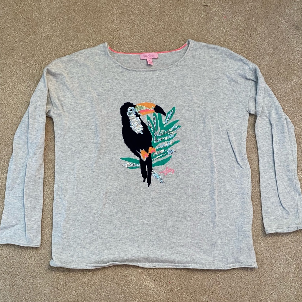 Lilly Pulitzer embroidered sweater